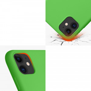 Husa kwmobile pentru Apple iPhone 11, Silicon, Verde, 50791.44 - Img 8