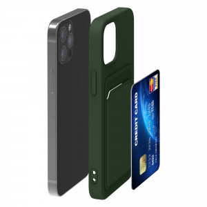 Husa Kwmobile pentru Apple iPhone 12/iPhone 12 Pro, Silicon, Verde, 55112.80 - Img 7