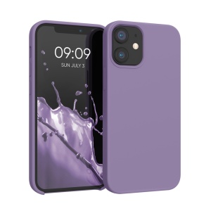 Husa Kwmobile pentru Apple iPhone 12 Mini, Mov, Silicon, KWM000011JO066C - Img 1