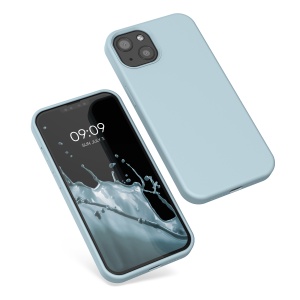 Husa Kwmobile pentru Apple iPhone 13, Albastru deschis, Silicon, KWM000013OV099C - Img 2