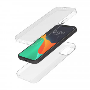 Husa Kwmobile pentru Apple iPhone 13 Mini, Silicon, Transparent, 58270.03 - Img 2