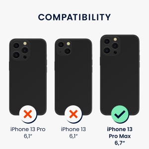 Husa Kwmobile pentru Apple iPhone 13 Pro Max, Roz, Silicon, KWM000013OY047C - Img 6