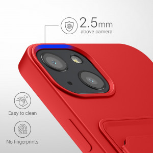 Husa Kwmobile pentru Apple iPhone 13, Silicon, Rosu, 55955.09 - Img 4
