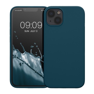 Husa Kwmobile pentru Apple iPhone 13, Verde inchis, Silicon, KWM000013OV093C - Img 2