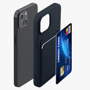 Husa Kwmobile pentru Apple iPhone 14, Albastru, Silicon, 59112.17 - Img 7