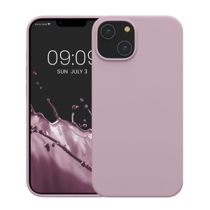 Husa Kwmobile pentru Apple iPhone 14, Mov deschis, Silicon, KWM000016NI047C - Img 2