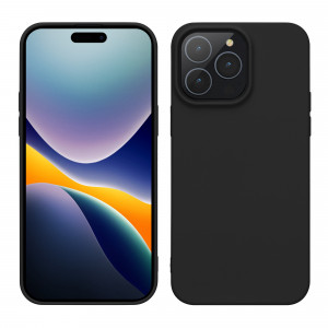 Husa Kwmobile pentru Apple iPhone 14 Pro Max, Silicon, Negru, 59078.47 - Img 1