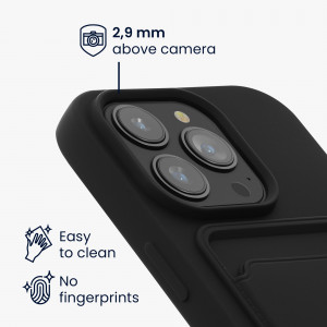 Husa Kwmobile pentru Apple iPhone 14 Pro, Silicon, Negru, 59114.01 - Img 4
