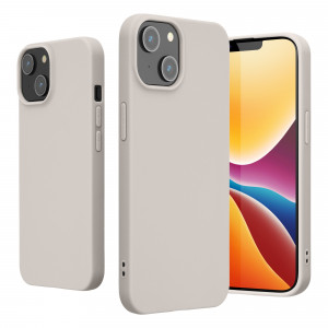 Husa Kwmobile pentru Apple iPhone 14, Silicon, Bej, 59075.96 - Img 2