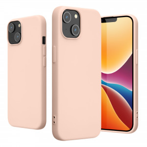 Husa Kwmobile pentru Apple iPhone 14, Silicon, Crem, 59079.225 - Img 2