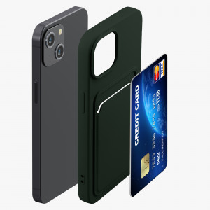 Husa Kwmobile pentru Apple iPhone 14, Silicon, Verde, 59112.80 - Img 7