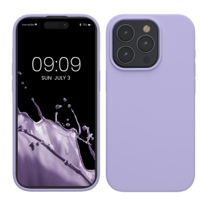 Husa Kwmobile pentru Apple iPhone 15 Pro, Mov, Silicon, KWM000020CC026C - Img 1
