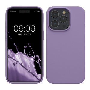 Husa Kwmobile pentru Apple iPhone 15 Pro, Mov, Silicon, KWM000020CC035C - Img 1