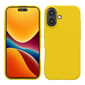 Husa Kwmobile pentru Apple iPhone 16, Galben, Silicon, KWM000022UJ002C - Img 1