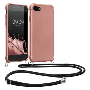 Husa Kwmobile pentru Apple iPhone 8/iPhone 7/iPhone SE 2, Roz, Silicon, KWM000022PH001C - Img 2