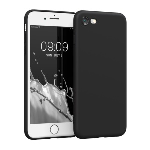 Husa Kwmobile pentru Apple iPhone SE (2022)/iPhone SE (2020)/iPhone 8, Negru, Silicon, 39458.01 - Img 1
