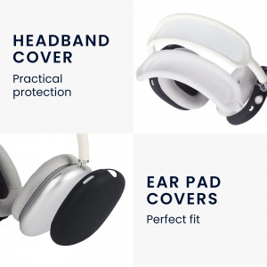 Husa Kwmobile pentru casti Apple Airpods Max, Roz, Silicon, 59790.04 - Img 4