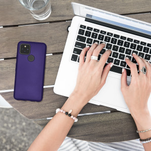 Husa kwmobile pentru Google Pixel 5, Silicon, Violet, 53565.241 - Img 6