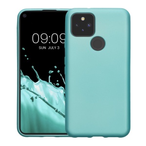 Husa Kwmobile pentru Google Pixel 5, Verde deschis, Silicon, KWM0000120Q010C - Img 2