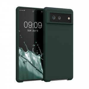 Husa kwmobile pentru Google Pixel 6, Silicon, Verde, 55480.169 - Img 1