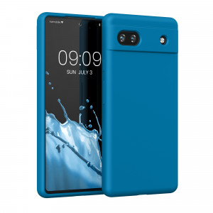 Husa Kwmobile pentru Google Pixel 6a, Silicon, Albastru, 57815.224 - Img 1