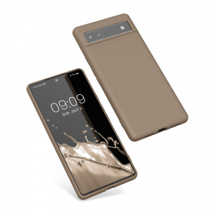 Husa kwmobile pentru Google Pixel 6a, Silicon, Crem, 57799.16 - Img 2