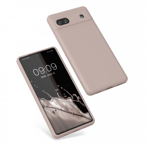 Husa Kwmobile pentru Google Pixel 6a, Silicon, Crem, 57815.10 - Img 2