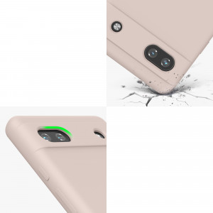 Husa Kwmobile pentru Google Pixel 6a, Silicon, Crem, 57815.225 - Img 8
