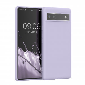 Husa Kwmobile pentru Google Pixel 6a, Silicon, Mov, 57799.108 - Img 1