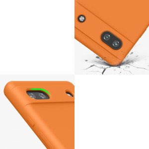 Husa Kwmobile pentru Google Pixel 6a, Silicon, Portocaliu, 57815.150 - Img 8