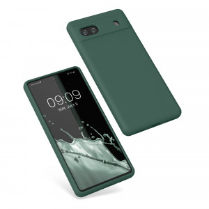 Husa kwmobile pentru Google Pixel 6a, Silicon, Verde, 57815.166 - Img 2