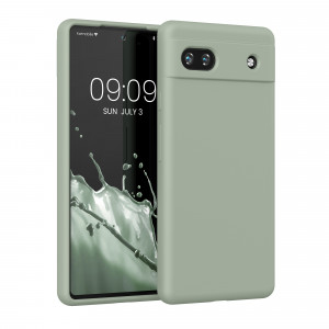 Husa Kwmobile pentru Google Pixel 6a, Silicon, Verde, 57815.172 - Img 1