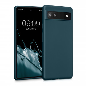 Husa Kwmobile pentru Google Pixel 6a, Silicon, Verde, 57960.14 - Img 1