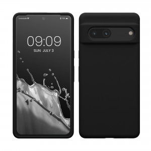 Husa kwmobile pentru Google Pixel 7, Silicon, Negru, 59451.01 - Img 1