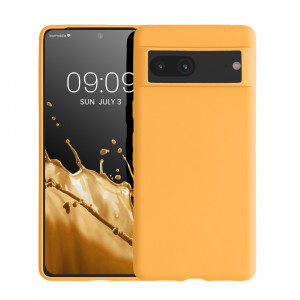 Husa kwmobile pentru Google Pixel 7, Silicon, Portocaliu, 59399.150 - Img 2