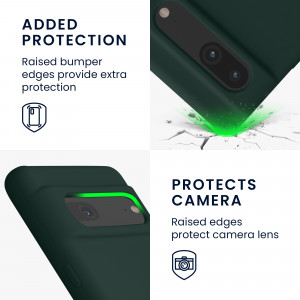 Husa kwmobile pentru Google Pixel 7, Silicon, Verde, 59451.169 - Img 4