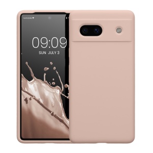 Husa Kwmobile pentru Google Pixel 7a, Crem, Silicon, 61597.225 - Img 2