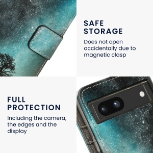 Husa Kwmobile pentru Google Pixel 7a, Multicolor, Piele ecologica/Silicon, 61882.01 - Img 5