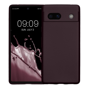 Husa Kwmobile pentru Google Pixel 7a, Visiniu, Silicon, KWM000019YG009C - Img 3
