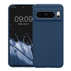 Husa Kwmobile pentru Google Pixel 8 Pro, Albastru inchis, Silicon, KWM0000208G030C - Img 3