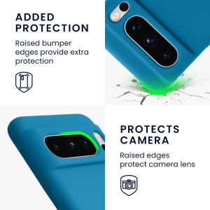 Husa Kwmobile pentru Google Pixel 8 Pro, Albastru, Silicon, KWM0000208G035C - Img 5