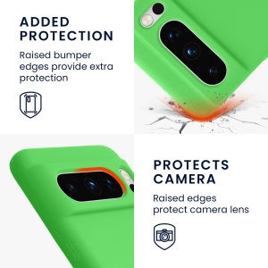 Husa Kwmobile pentru Google Pixel 8 Pro, Verde, Silicon, KWM0000208G037C - Img 9