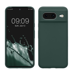 Husa Kwmobile pentru Google Pixel 8, Verde inchis, Silicon, KWM000020JF006C - Img 1