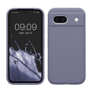 Husa Kwmobile pentru Google Pixel 8a, Gri, Silicon, KWM000020KQ047C - Img 1