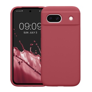 Husa Kwmobile pentru Google Pixel 8a, Roz inchis, Silicon, KWM000020KQ018C - Img 2
