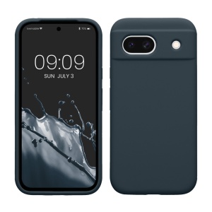 Husa Kwmobile pentru Google Pixel 8a, Verde inchis, Silicon, KWM000020KQ016C - Img 1