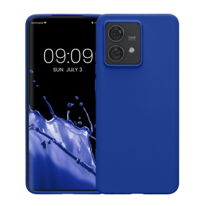 Husa Kwmobile pentru Motorola Edge 40 Neo, Albastru, Silicon, KWM000022NU006C - Img 2