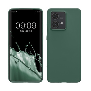Husa Kwmobile pentru Motorola Edge 40 Neo, Verde, Silicon, KWM000022NU007C - Img 1