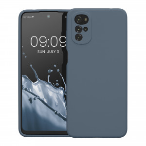 Husa Kwmobile pentru Motorola Moto G22, Silicon, Albastru, 58207.202 - Img 2
