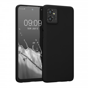 Husa kwmobile pentru Motorola Moto G42, Silicon, Negru, 59628.47 - Img 1